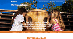 Desktop Screenshot of otevrenazahrada.cz